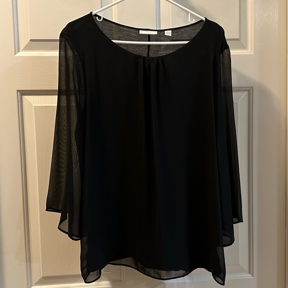 NY & Company Black flowy blouse